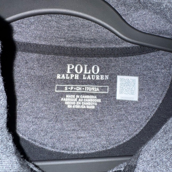 Polo Ralph Lauren Black Quarter-Zip Pullover - Picture 4 of 4